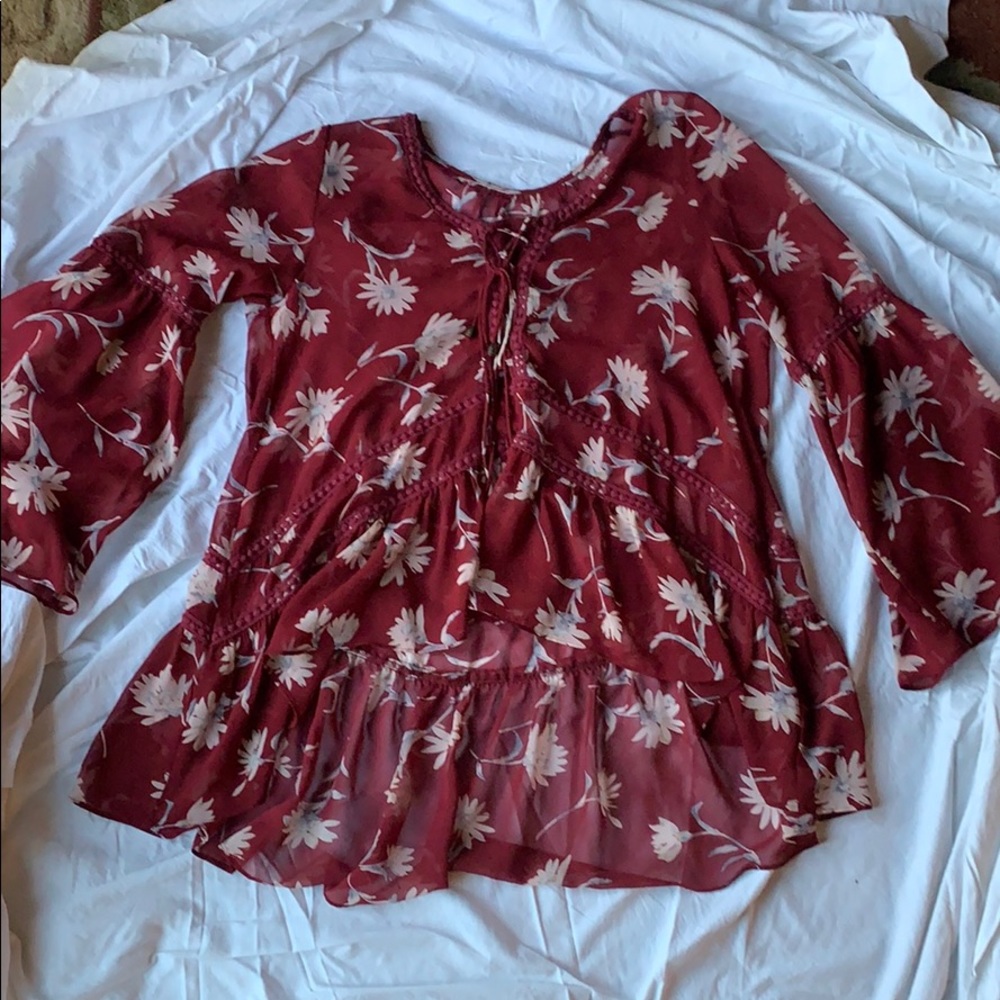 Sunflower Print Shirt